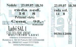 Vstupenka na First Contact