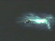 Janeway aktivuje chronodeflektor