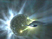 Koule útočí na oplátovaný Voyager